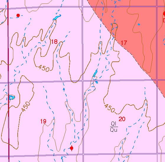 small part of Sedgwick Co. geologic map