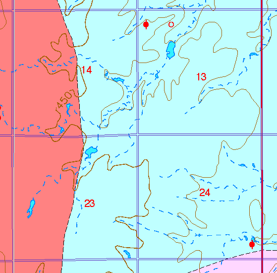 small part of Sedgwick Co. geologic map