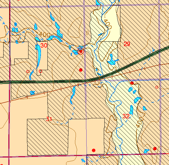 small part of Sedgwick Co. geologic map