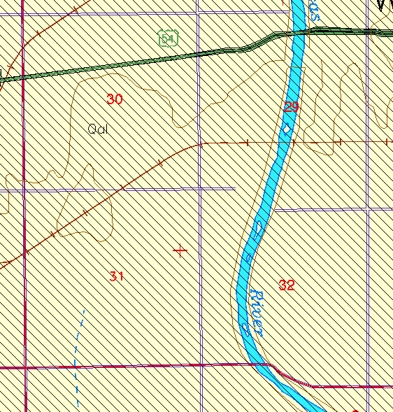 small part of Sedgwick Co. geologic map