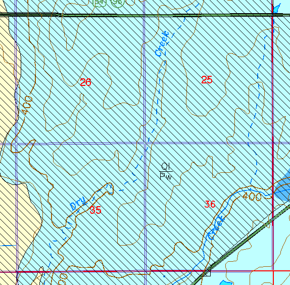 small part of Sedgwick Co. geologic map