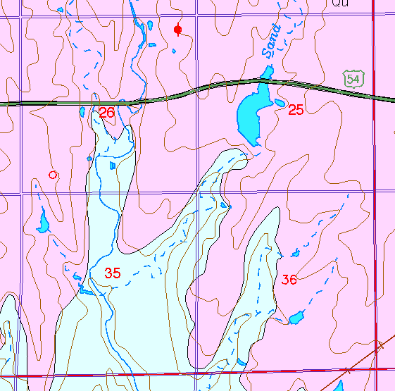 small part of Sedgwick Co. geologic map