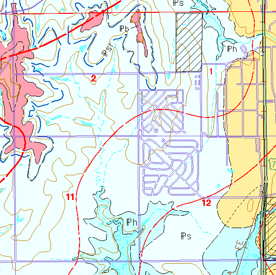 small geologic map