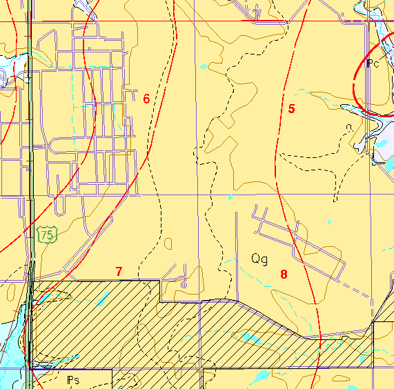 small geologic map