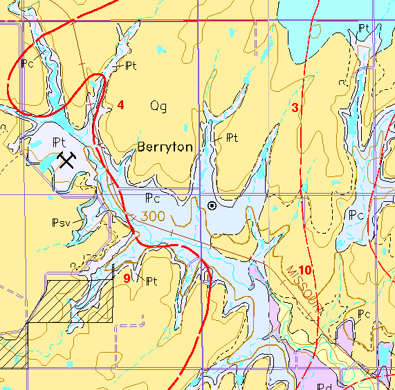 small geologic map