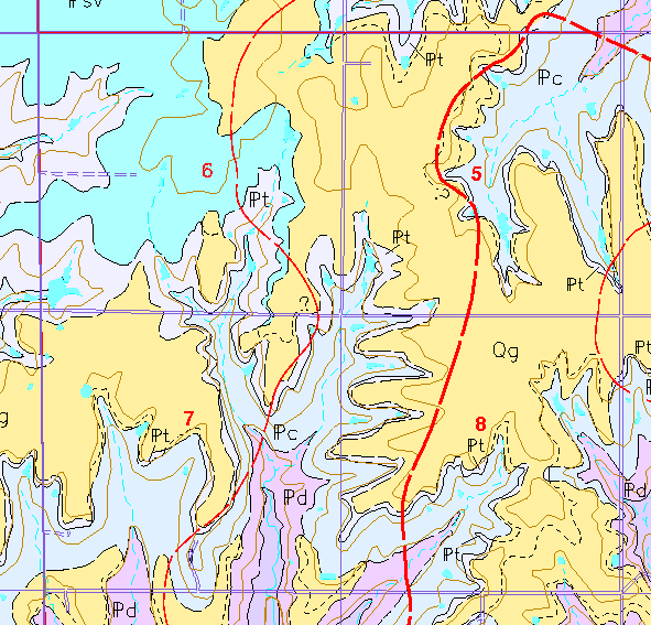 small geologic map