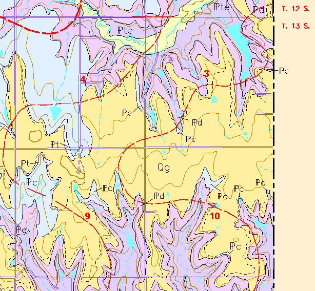 small geologic map