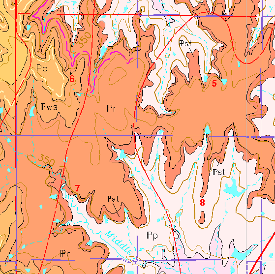 small geologic map