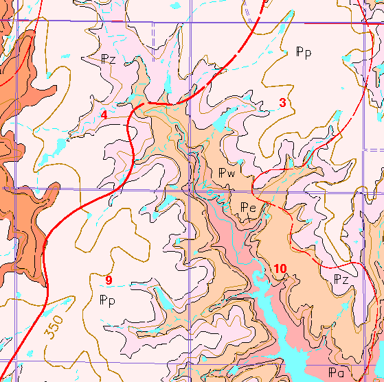 small geologic map