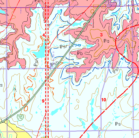 small geologic map