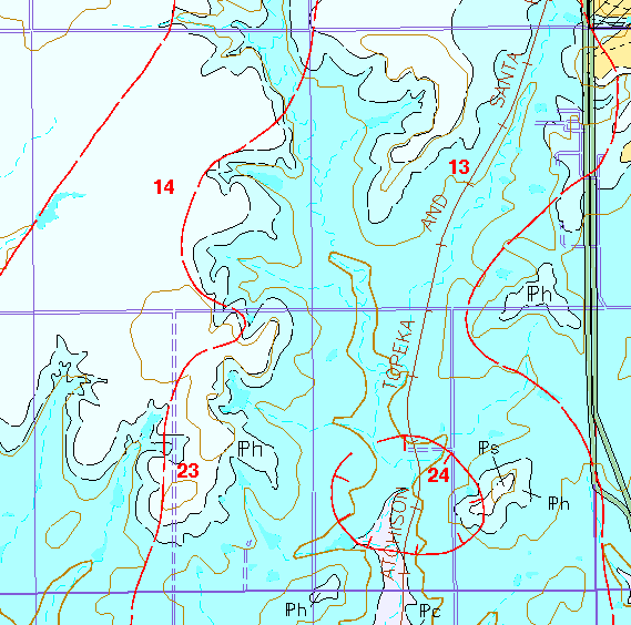 small geologic map