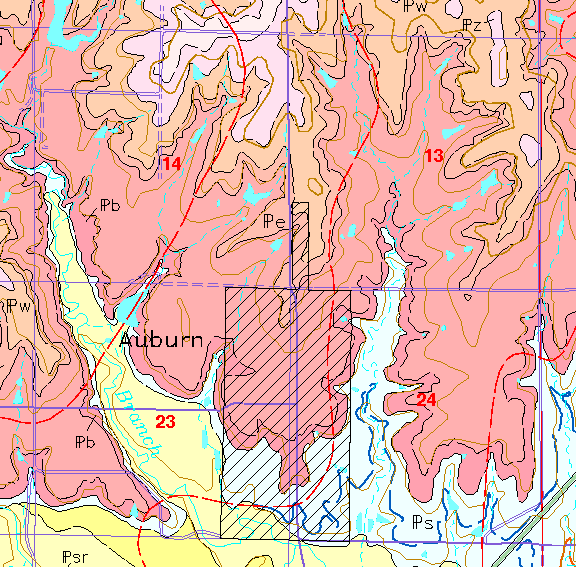 small geologic map