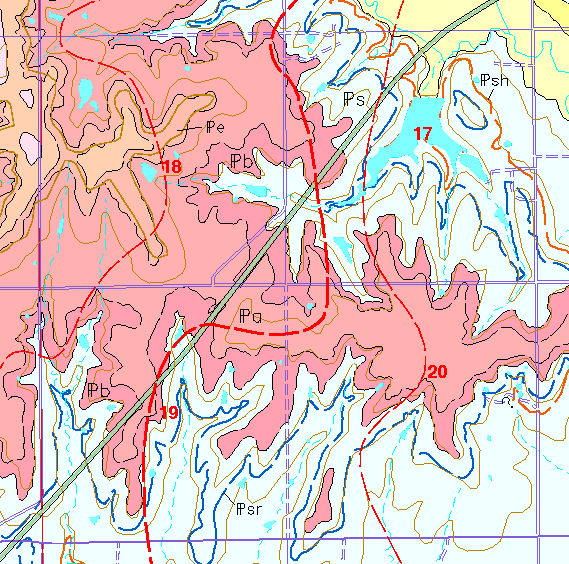 small geologic map