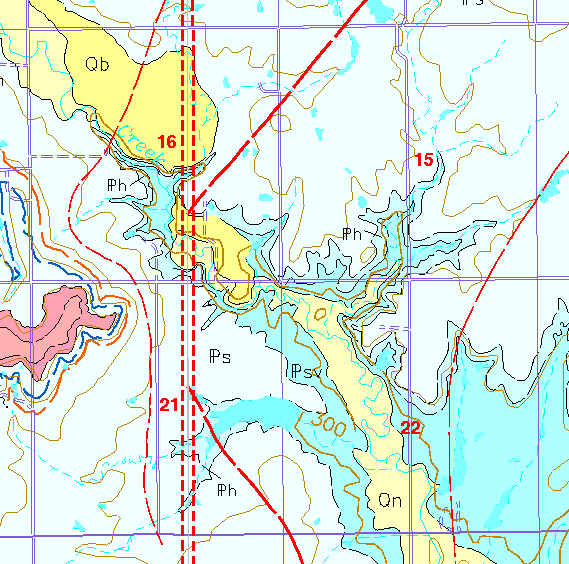 small geologic map