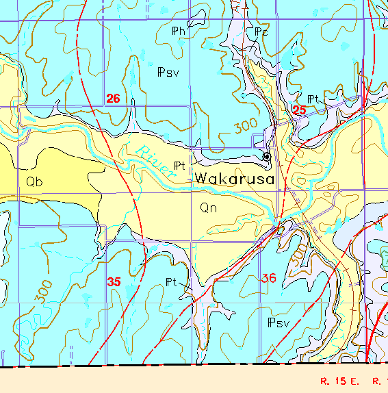 small geologic map