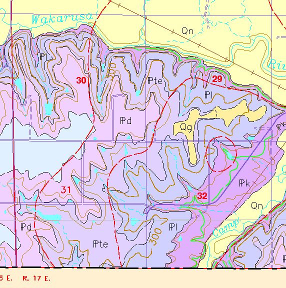 small geologic map