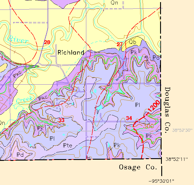 small geologic map