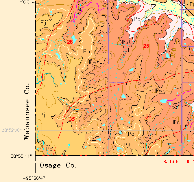 small geologic map