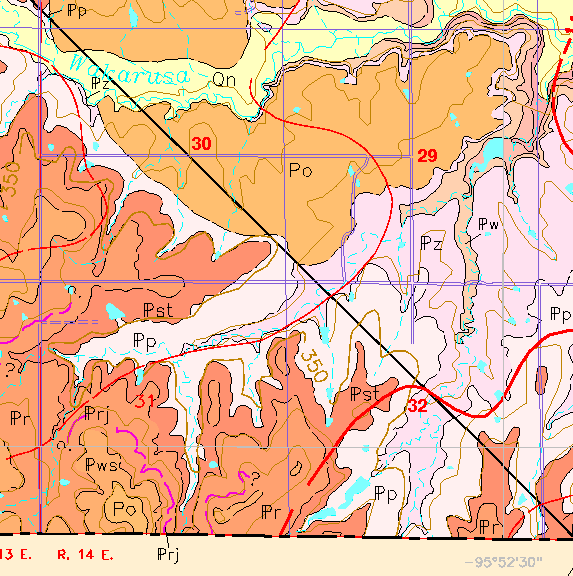 small geologic map