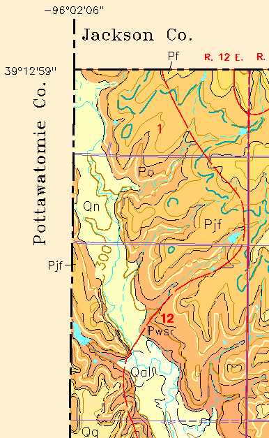 small geologic map