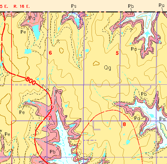 small geologic map