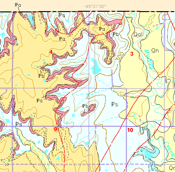 small geologic map