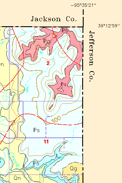 small geologic map