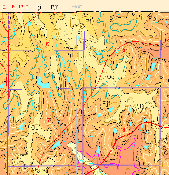 small geologic map