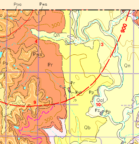 small geologic map