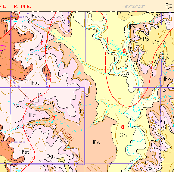 small geologic map