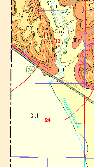 small geologic map