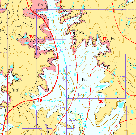 small geologic map