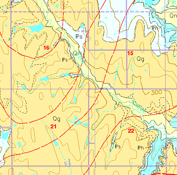 small geologic map