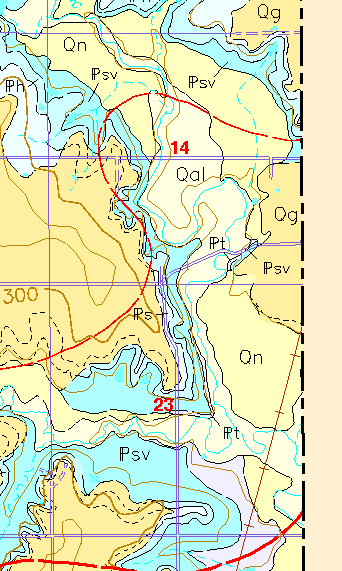 small geologic map