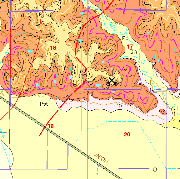 small geologic map