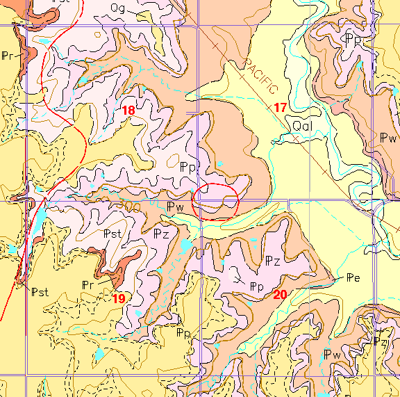 small geologic map