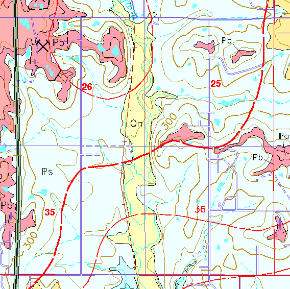 small geologic map