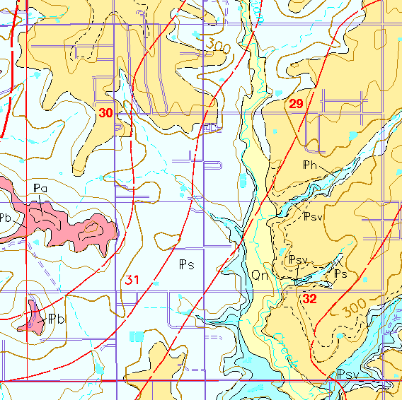 small geologic map