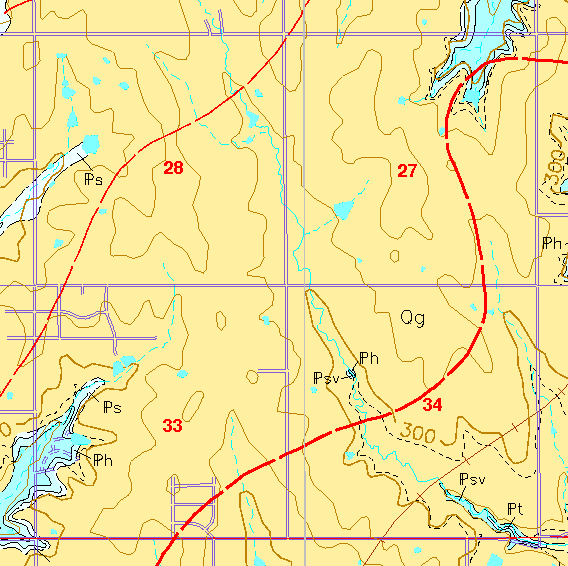 small geologic map