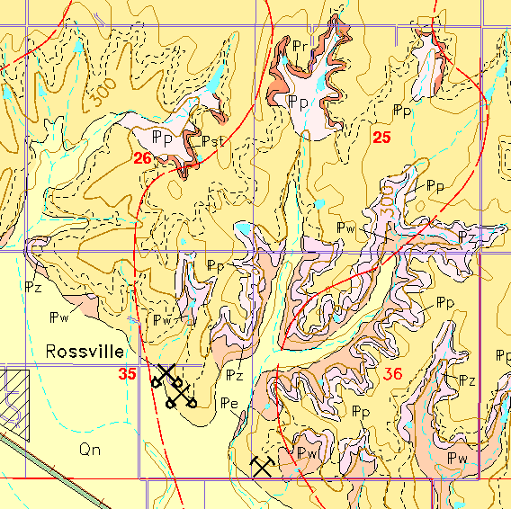 small geologic map