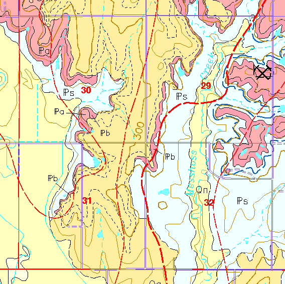 small geologic map