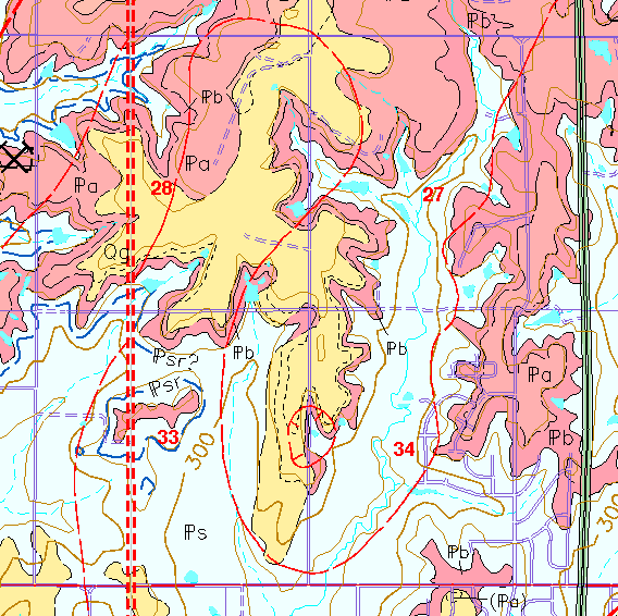 small geologic map