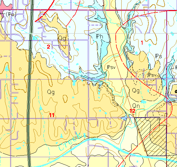 small geologic map