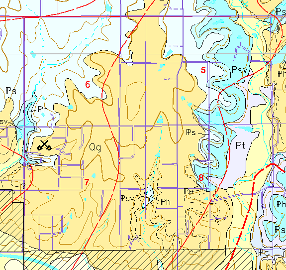 small geologic map