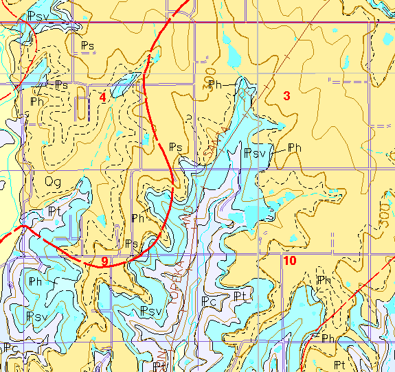 small geologic map