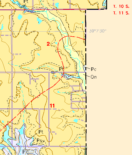 small geologic map