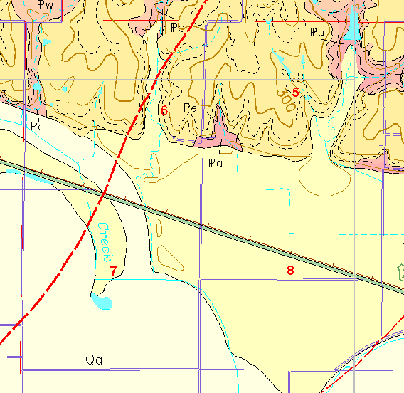 small geologic map