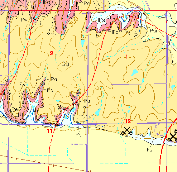 small geologic map