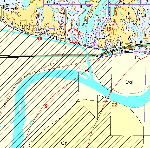 small geologic map