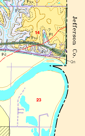 small geologic map